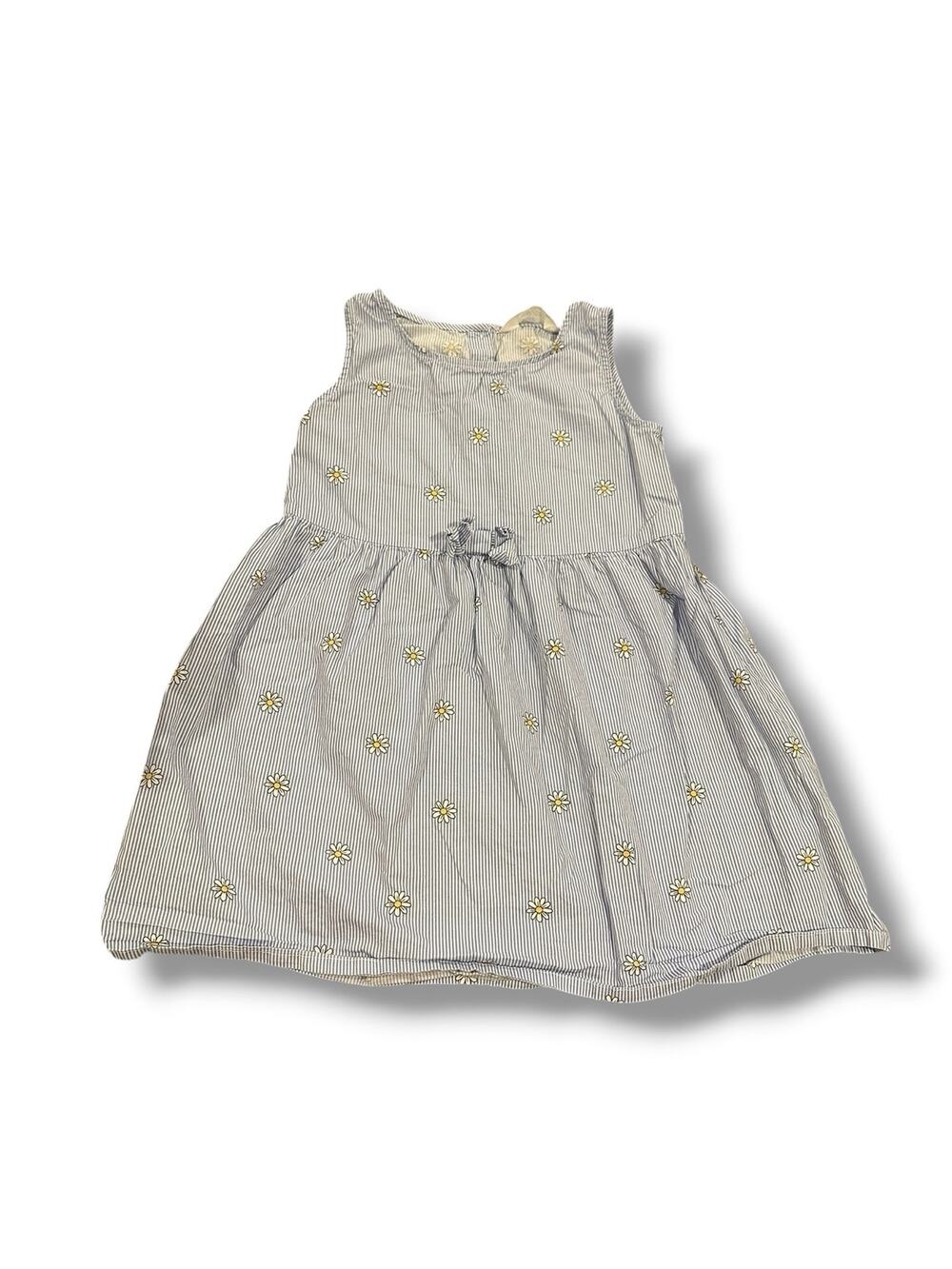 H&M Daisy and stripe dress - Cotton